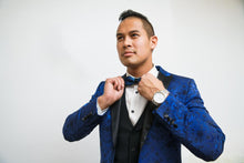 Load image into Gallery viewer, Blue Silk Tuxedo test